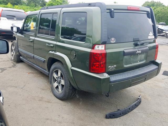 1J8HG48K58C155030 - 2008 JEEP COMMANDER 绿色 照片 3
