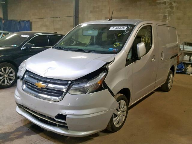 3N63M0ZN9FK701876 - 2015 CHEVROLET CITY EXPRE SILVER photo 2