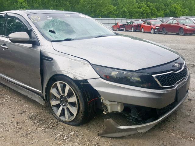 5XXGR4A65CG002313 - 2012 KIA OPTIMA SX GRAY photo 9