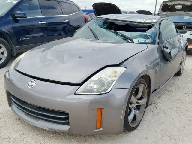 JN1BZ34D57M502912 - 2007 NISSAN 350Z COUPE GRAY photo 2