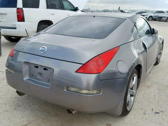 JN1BZ34D57M502912 - 2007 NISSAN 350Z COUPE GRAY photo 4