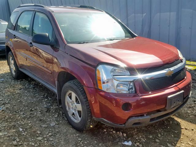 2CNDL23F996216112 - 2009 CHEVROLET EQUINOX LS BURGUNDY photo 1