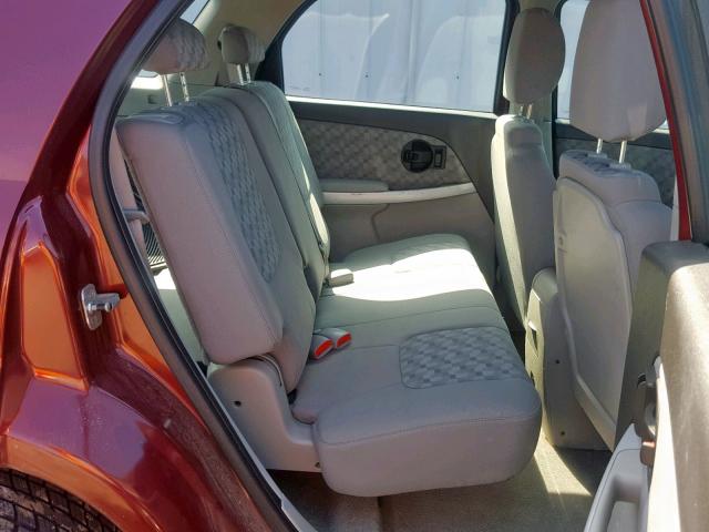 2CNDL23F996216112 - 2009 CHEVROLET EQUINOX LS BURGUNDY photo 6