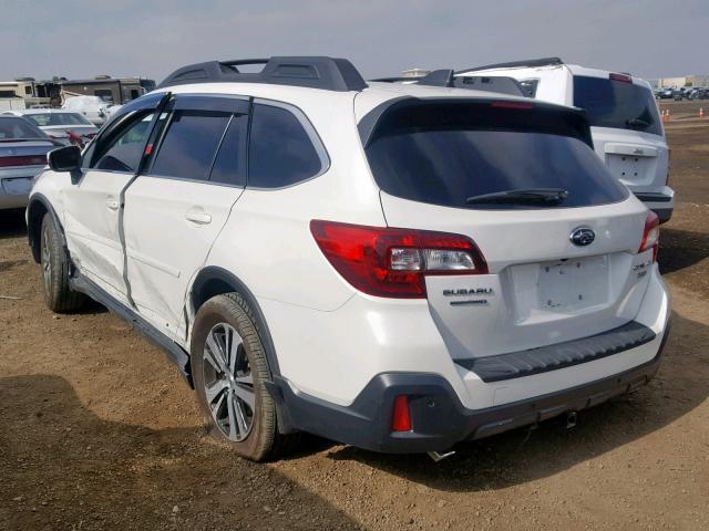 4S4BSENC7J3278599 - 2018 SUBARU OUTBACK 3. WHITE photo 3