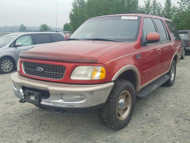 1FMPU18L1WLB42691 - 1998 FORD EXPEDITION RED photo 2