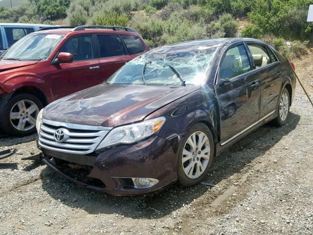 4T1BK3DB1BU404027 - 2011 TOYOTA AVALON BAS MAROON photo 2