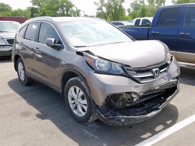 5J6RM4H75EL008227 - 2014 HONDA CR-V EXL BROWN photo 1