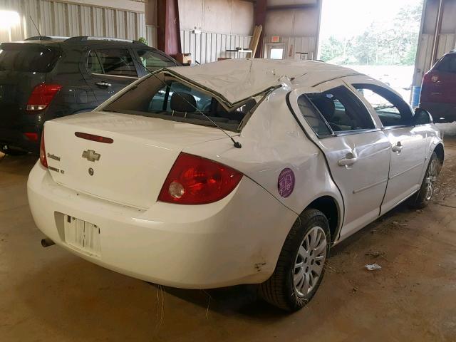 1G1AT58H797285201 - 2009 CHEVROLET COBALT LT WHITE photo 4