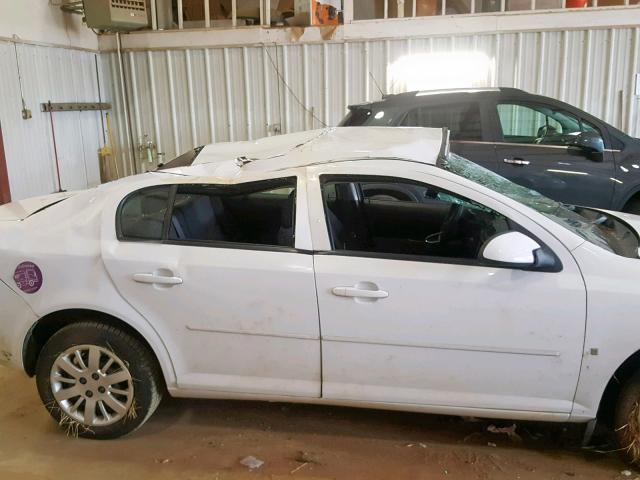 1G1AT58H797285201 - 2009 CHEVROLET COBALT LT WHITE photo 9