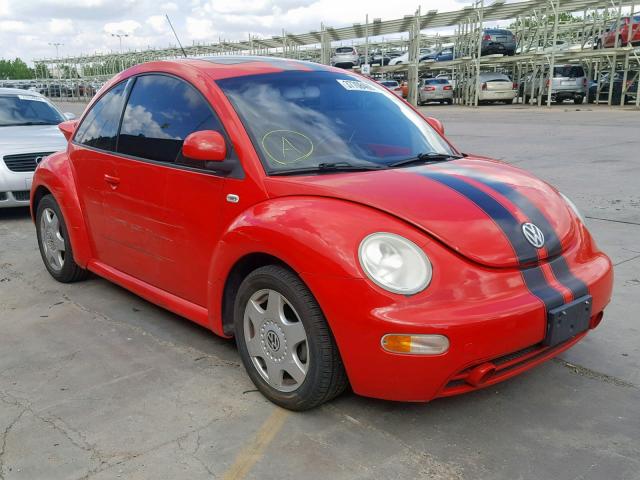 3VWCA21C2YM415387 - 2000 VOLKSWAGEN NEW BEETLE წითელი ფოტო 1