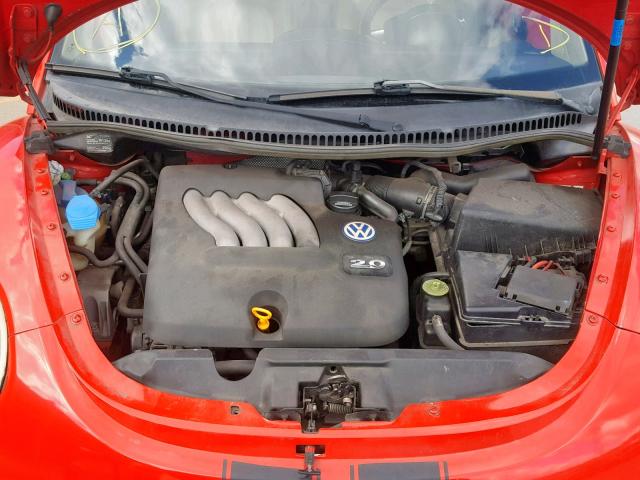 3VWCA21C2YM415387 - 2000 VOLKSWAGEN NEW BEETLE წითელი ფოტო 7