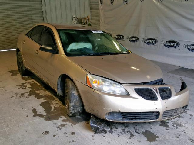 1G2ZF58B074277134 - 2007 PONTIAC G6 VALUE L GOLD photo 1