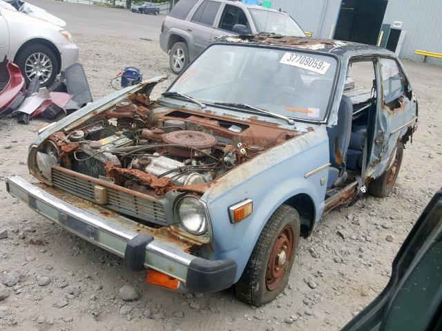 SBC7022677 - 1979 HONDA CIVIC BLUE photo 2