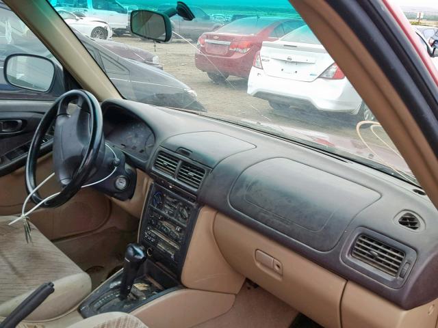 JF1SF6557XH720475 - 1999 SUBARU FORESTER S RED photo 9