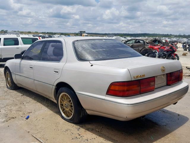 JT8UF11E5R0206166 - 1994 LEXUS LS 400 BEIGE photo 3