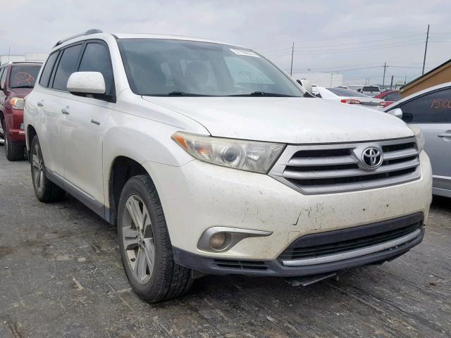 5TDYK3EH3BS033104 - 2011 TOYOTA HIGHLANDER WHITE photo 1