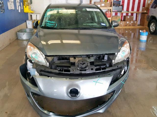 JM1BL1UFXC1500881 - 2012 MAZDA 3 I BLUE photo 9