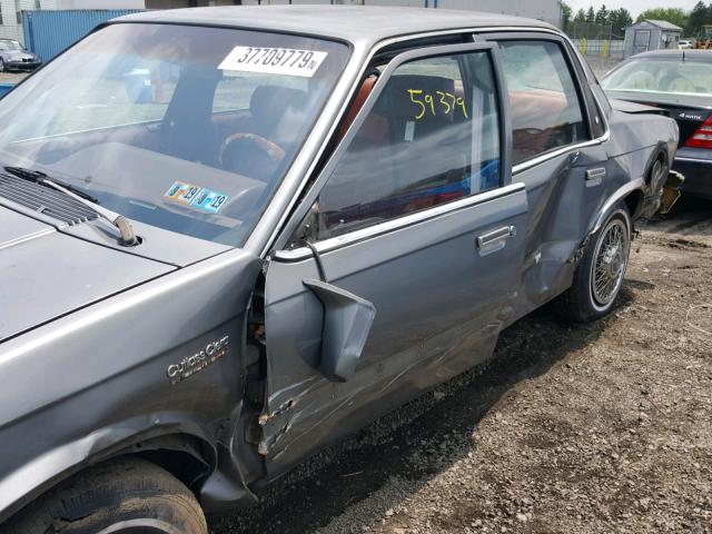 1G3AJ54N6L6352084 - 1990 OLDSMOBILE CUTLASS CI GRAY photo 10