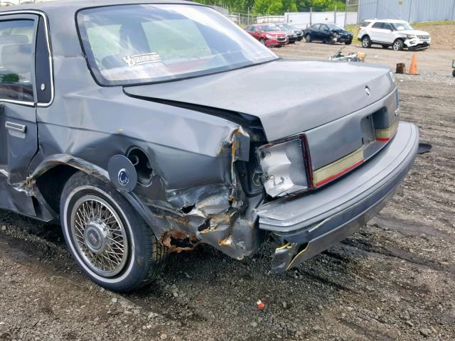 1G3AJ54N6L6352084 - 1990 OLDSMOBILE CUTLASS CI GRAY photo 9