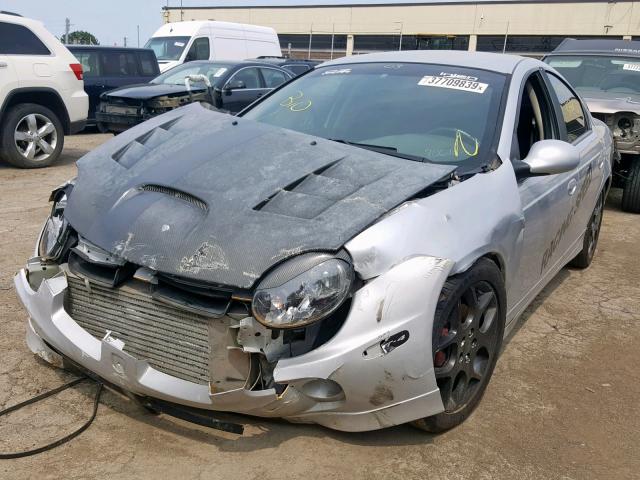 1B3ES66S63D206160 - 2003 DODGE NEON SRT-4 SILVER photo 2