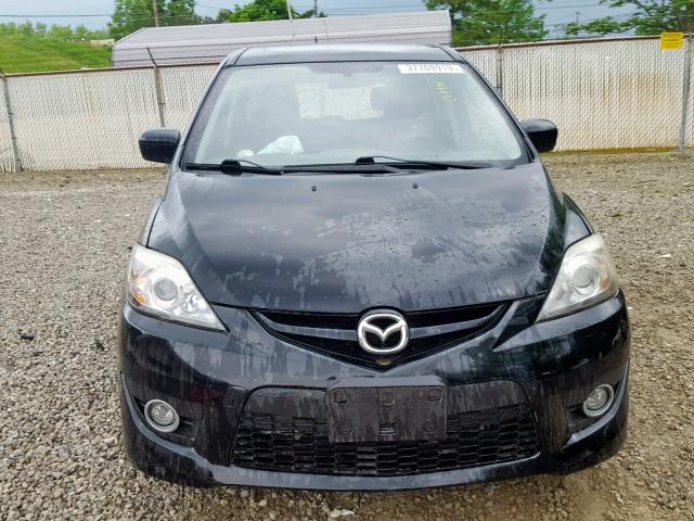 JM1CR293790335555 - 2009 MAZDA 5 BLACK photo 9