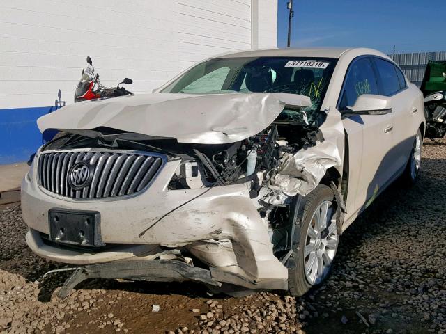 1G4GC5E39DF284667 - 2013 BUICK LACROSSE CREAM photo 2