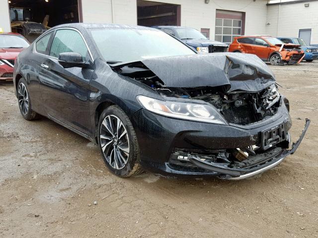 1HGCT1B83HA003981 - 2017 HONDA ACCORD EXL BLACK photo 1