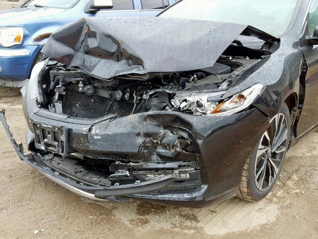 1HGCT1B83HA003981 - 2017 HONDA ACCORD EXL BLACK photo 9