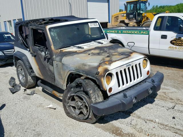 1C4AJWAG8DL526025 - 2013 JEEP WRANGLER S WHITE photo 1