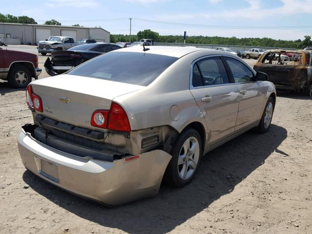 1G1ZG57B294158460 - 2009 CHEVROLET MALIBU LS თაფლისფერი ფოტო 4