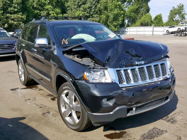 1C4RJFCT3DC583732 - 2013 JEEP GRAND CHER BLACK photo 1