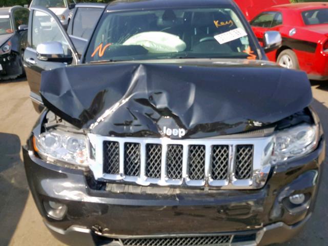 1C4RJFCT3DC583732 - 2013 JEEP GRAND CHER BLACK photo 7