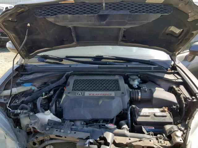 5J8TB18527A018888 - 2007 ACURA RDX TECHNO CHARCOAL photo 7