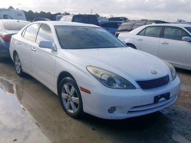 JTHBA30G655065982 - 2005 LEXUS ES 330 WHITE photo 1