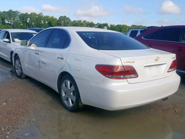 JTHBA30G655065982 - 2005 LEXUS ES 330 WHITE photo 3