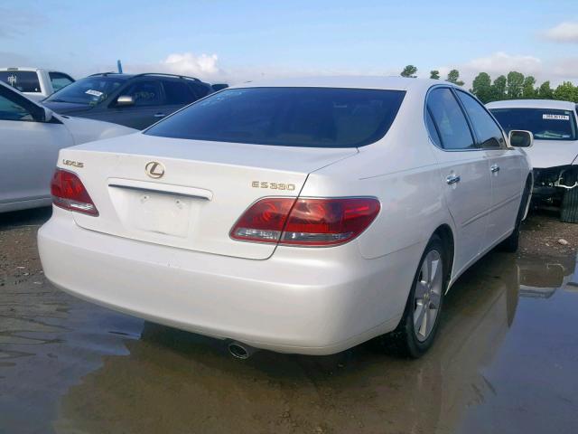 JTHBA30G655065982 - 2005 LEXUS ES 330 WHITE photo 4