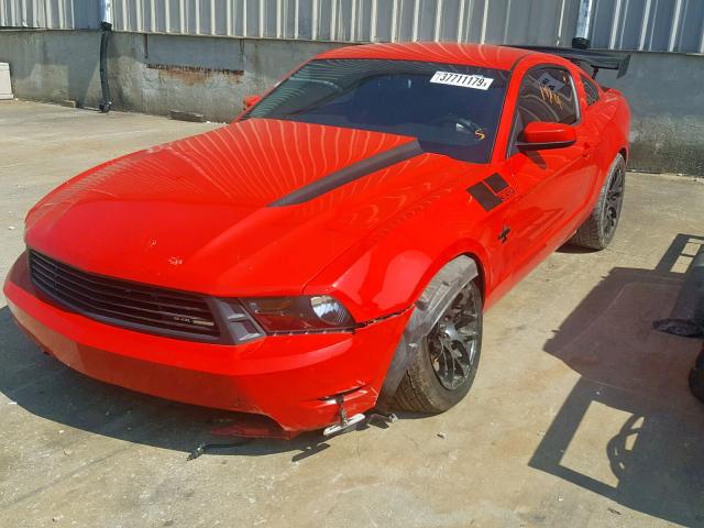 1ZVBP8CF9C5242972 - 2012 FORD MUSTANG GT RED photo 2