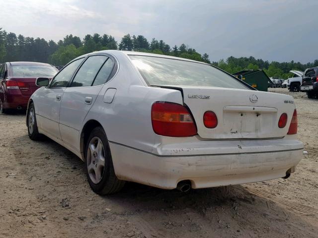 JT8BD68S9X0045906 - 1999 LEXUS GS 300 WHITE photo 3