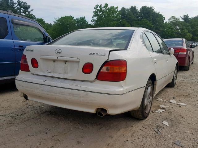 JT8BD68S9X0045906 - 1999 LEXUS GS 300 WHITE photo 4