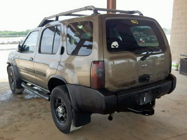 5N1ED28Y31C586947 - 2001 NISSAN XTERRA XE BROWN photo 3