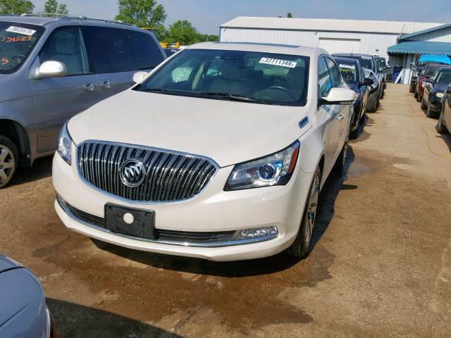 1G4GD5G39EF105734 - 2014 BUICK LACROSSE P WHITE photo 2