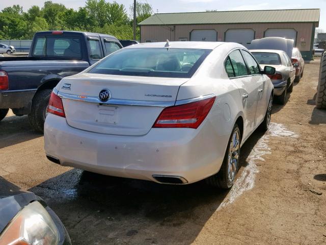 1G4GD5G39EF105734 - 2014 BUICK LACROSSE P WHITE photo 4