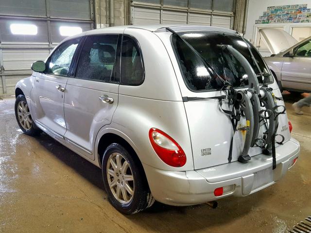 3A8FY68B76T206464 - 2006 CHRYSLER PT CRUISER SILVER photo 3