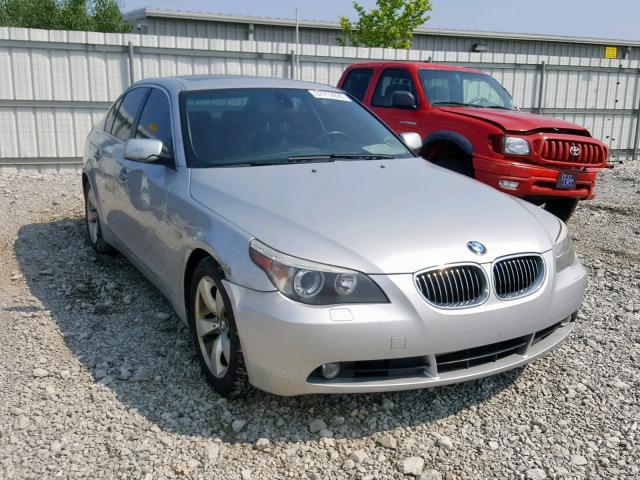 WBANE53597CY06923 - 2007 BMW 525 I SILVER photo 1