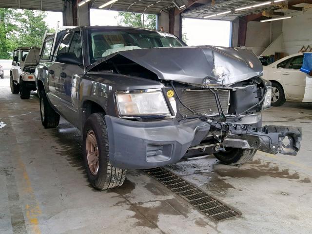 1D7HE38K98S566787 - 2008 DODGE DAKOTA SXT GRAY photo 1