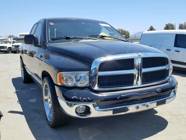 1D7HA18N83S143850 - 2003 DODGE RAM 1500 S BLACK photo 1