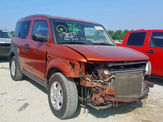 5J6YH18514L015767 - 2004 HONDA ELEMENT EX ORANGE photo 1