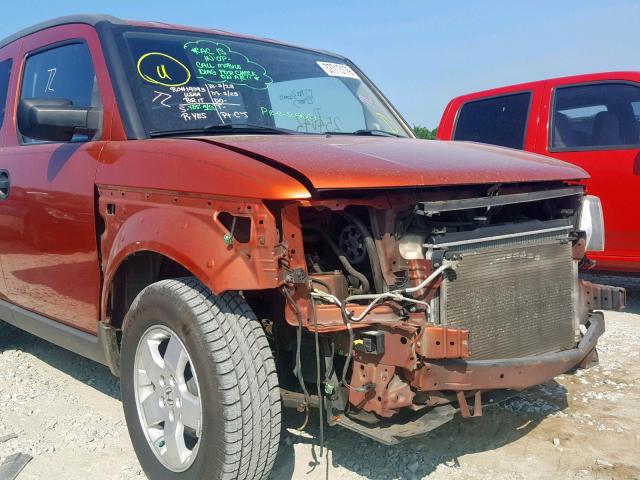 5J6YH18514L015767 - 2004 HONDA ELEMENT EX ORANGE photo 9