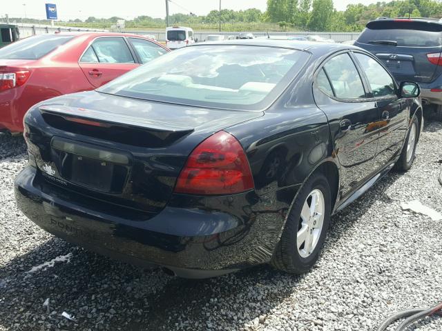 2G2WP552181120102 - 2008 PONTIAC GRAND PRIX BLACK photo 4