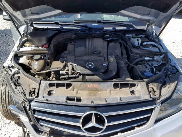 WDDGF4HB1EA901394 - 2014 MERCEDES-BENZ C 250 SILVER photo 7